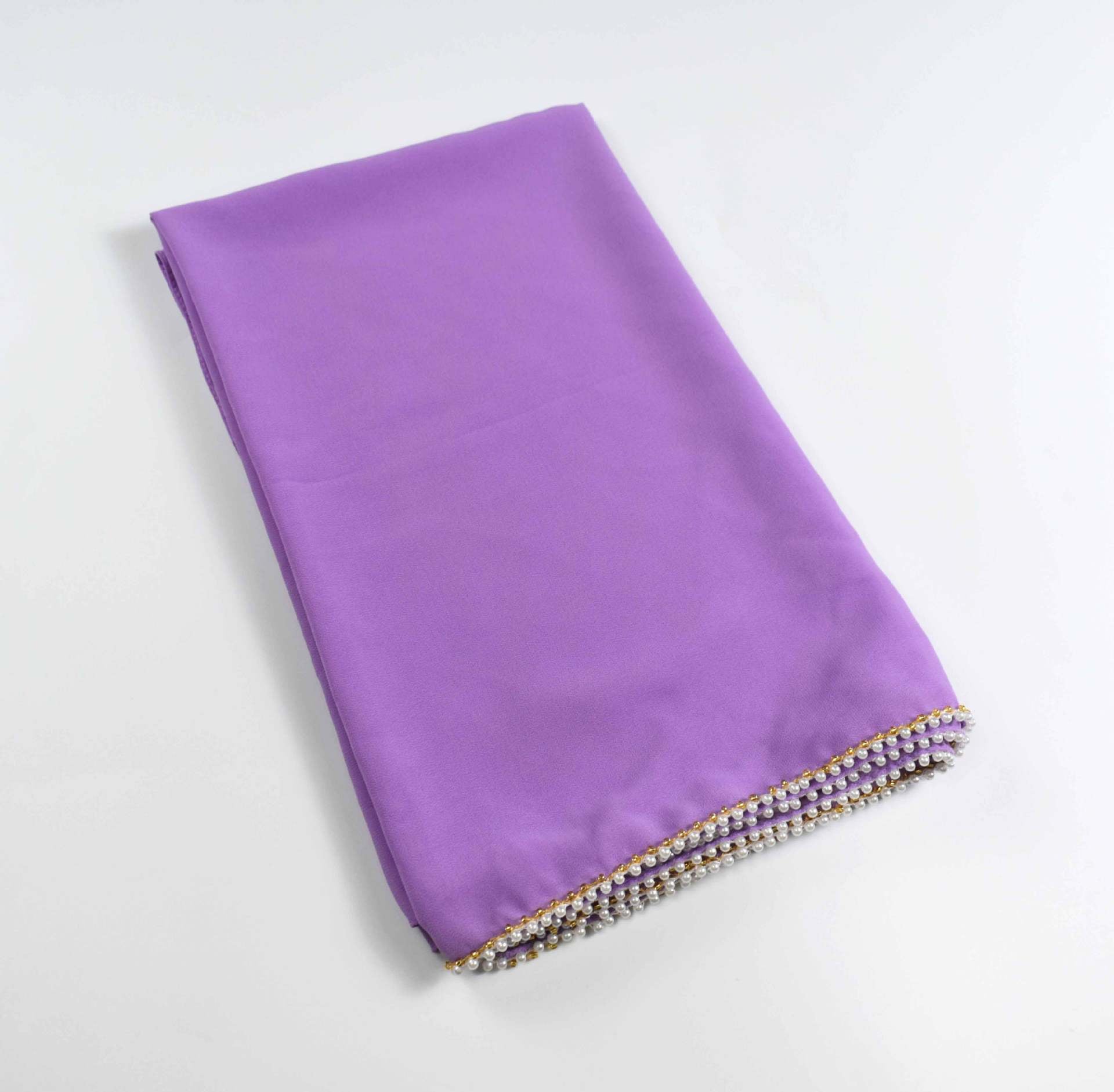 New pearl chiffon beaded scarf Malaysia headscarf Middle East Africa hijab