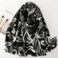 Ethnic Viscose cotton and linen feel scarf Ladies shawl women