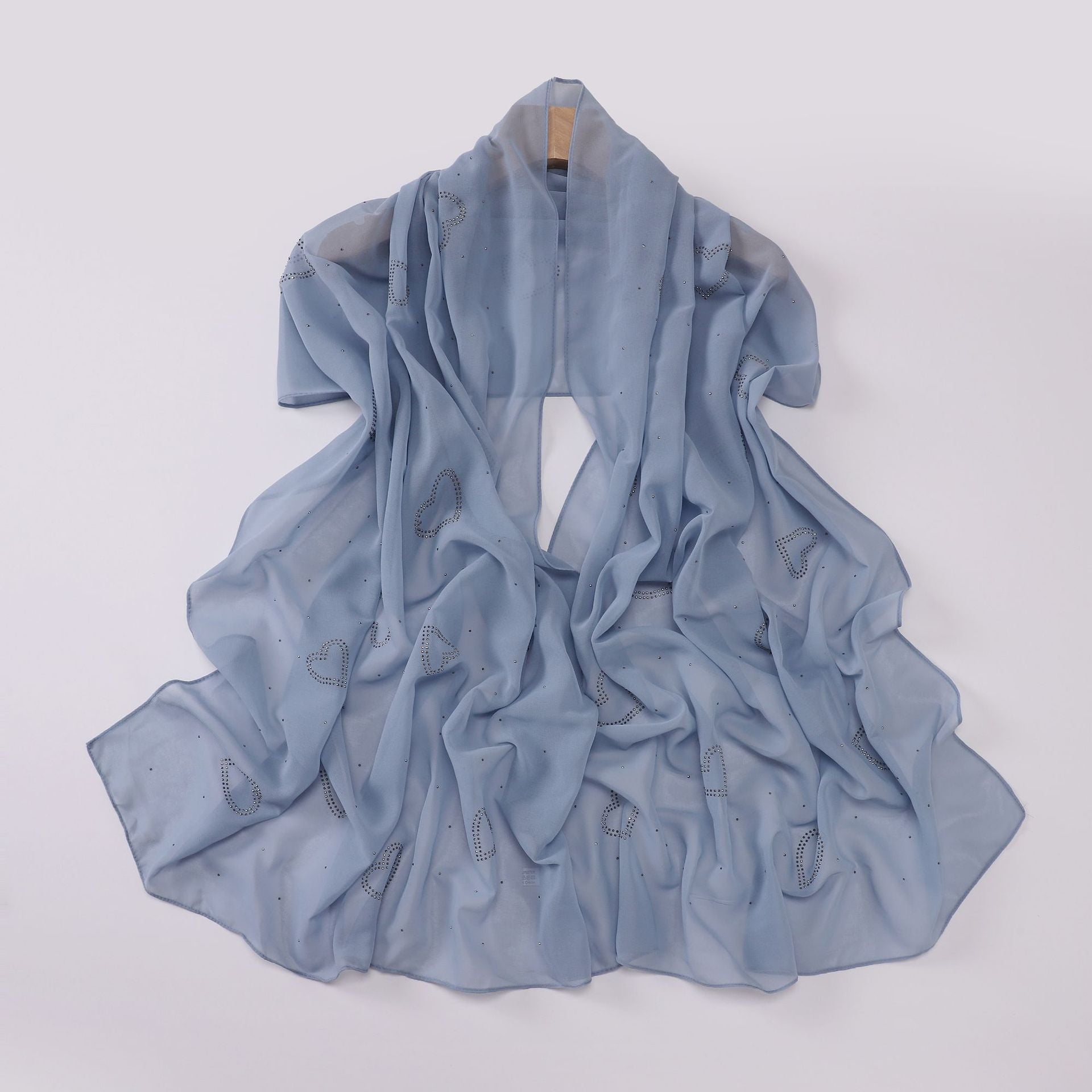 New chiffon high quality love star hot diamond Hijab South East Asia headscarf