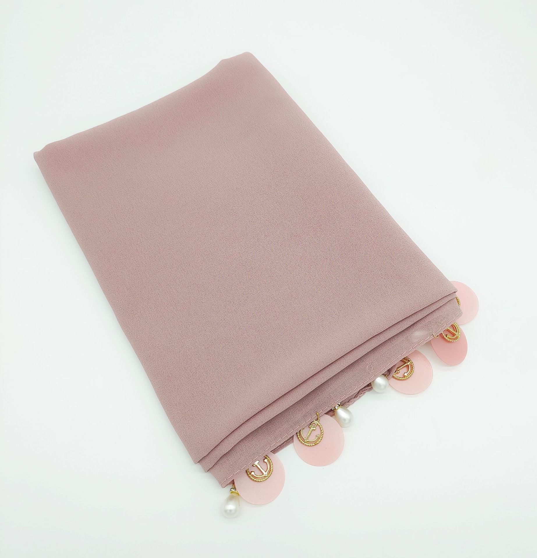 New pearl chiffon scarf women's hijab Malaysia  Bubble chiffon headscarf