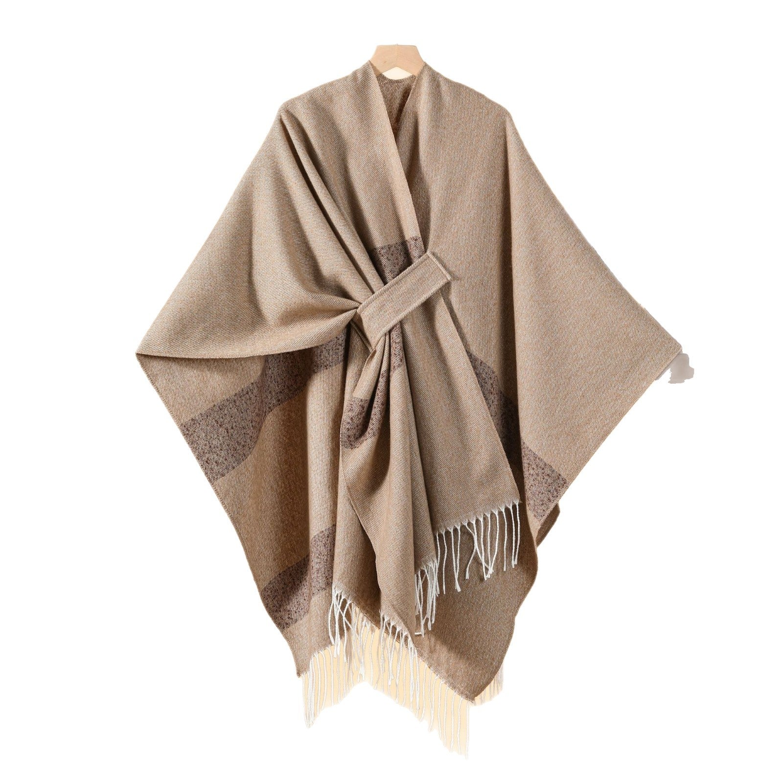 Ladies Shawl Atmosphere Warm Cloak Cloak Simple Straps