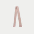 Matching Korean version knitted thin strip wool blended solid color scarf women's spring and autumn concave shape personalized thin scarf