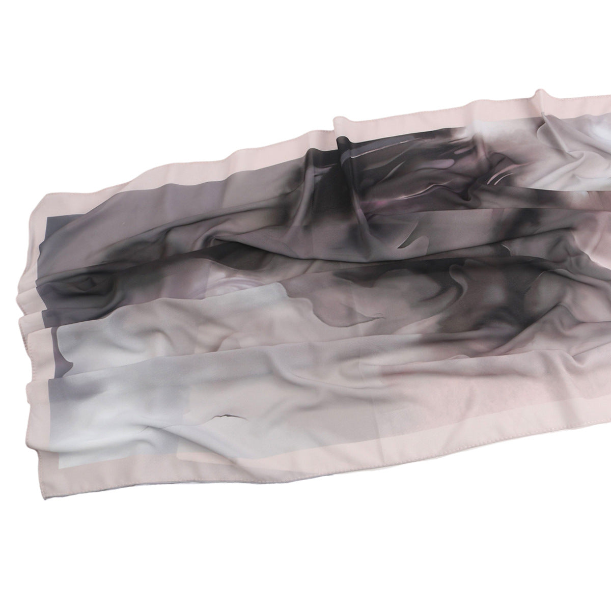Malaysian Printed Chiffon Scarf Bohemian Fashion Simple Spring and Summer Sunscreen Scarf Shawl
