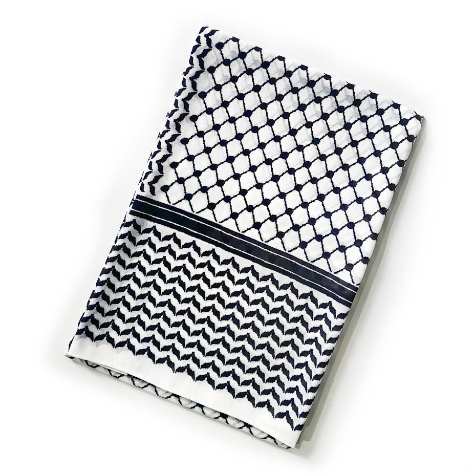 New Chiffon Printed Plaid Headscarf Dubai Palestine Turkey Middle East Headscarf Arabian Scarf