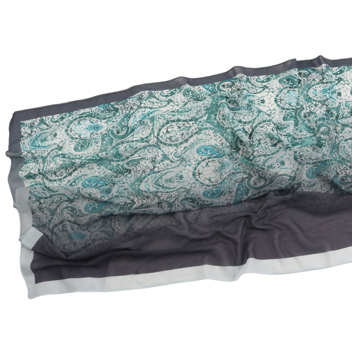Malaysian Printed Chiffon Scarf Bohemian Fashion Simple Spring and Summer Sunscreen Scarf Shawl