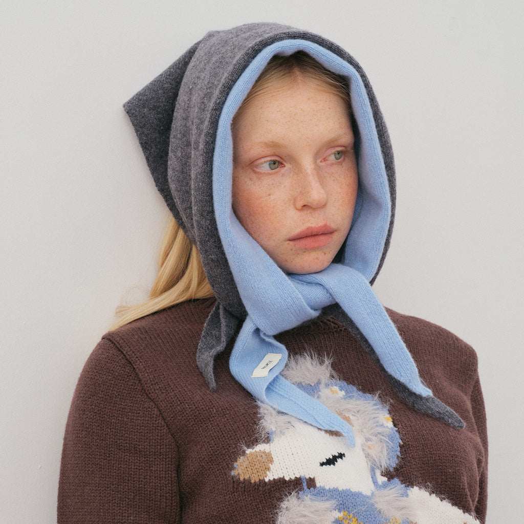 12 colors selected 100% wool knitted triangle scarf with small shawl outside women's autumn and winter wool neck protection small scarf