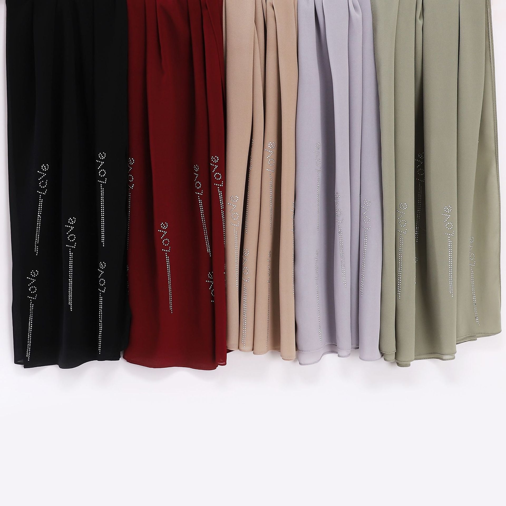 New pearl chiffon scarf hot diamond scarf Middle East Africa headscarf hijab