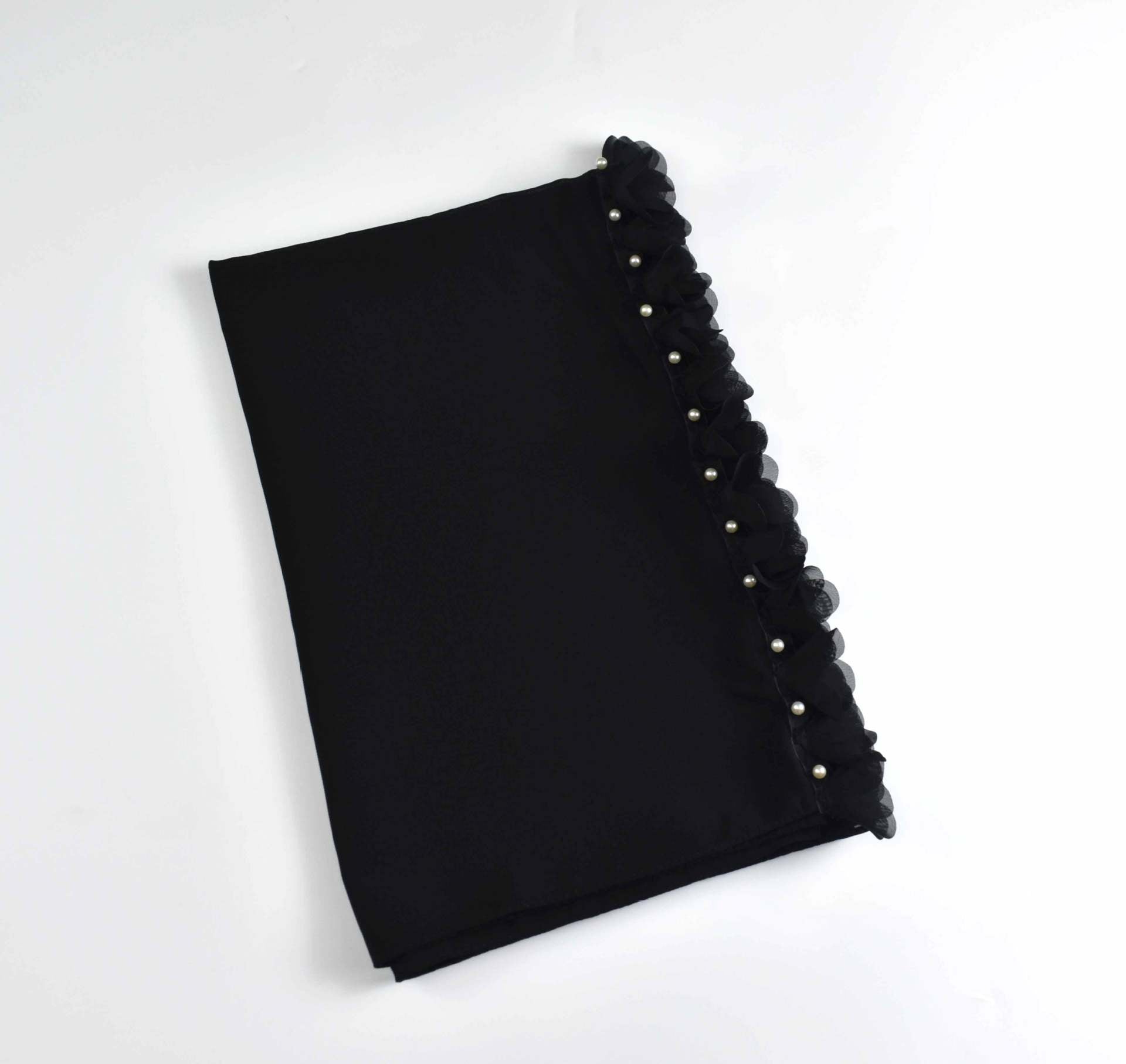 New pearl chiffon flower lace bead scarf  scarf Middle East headscarf, Malay hijab