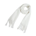Europe, America, autumn and winter circle yarn, beard, braid, fringed white scarf, shawl in stock.