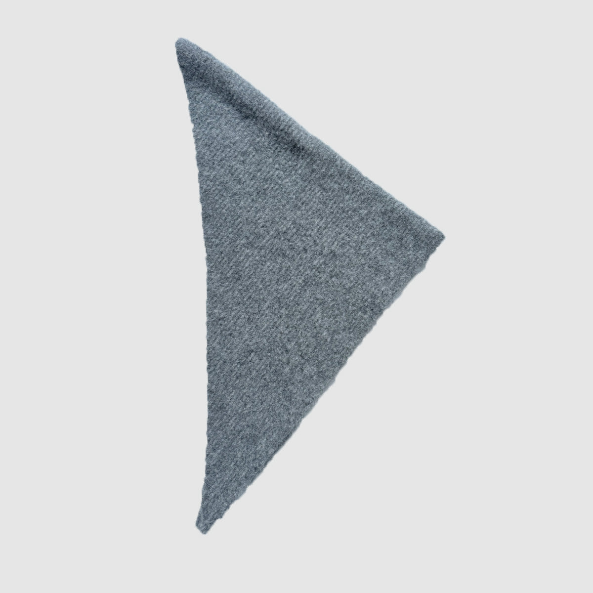 30 wool blended knitted triangular scarf women's autumn and winter neutral Korean neck protection wool small scarf