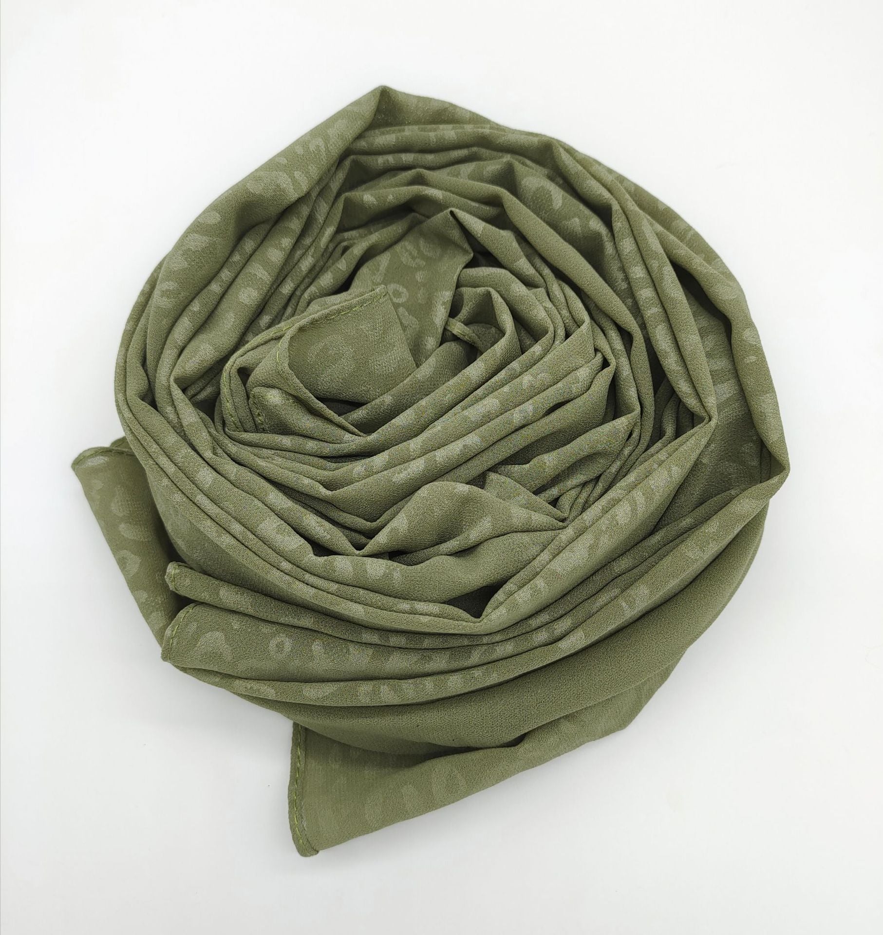 New leopard print embossed pearl chiffon scarf,  scarf, Middle East headscarf, Malayan hijab