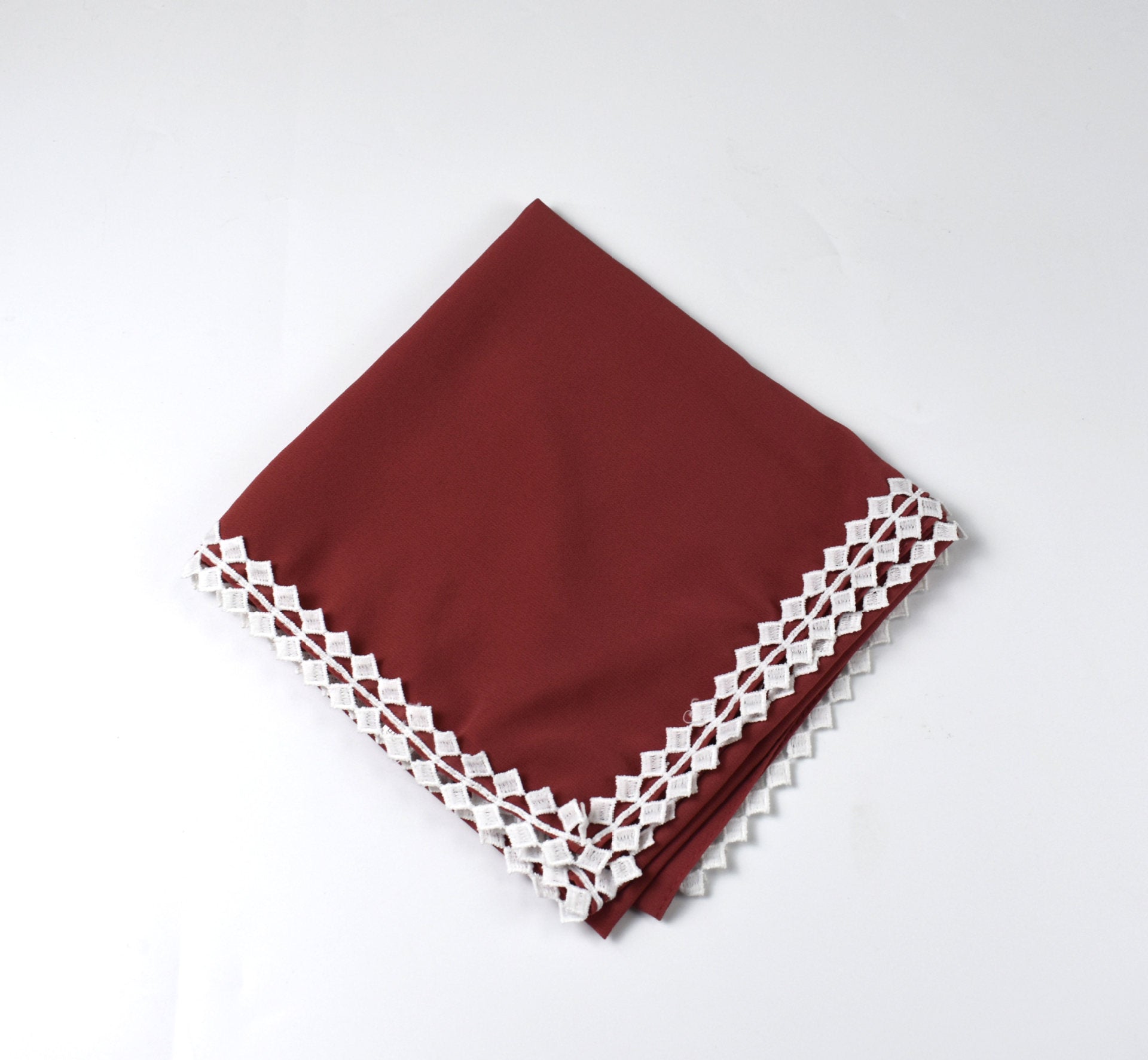 New pearl chiffon lace square scarf middle east headscarf malaysia headscarf hijab
