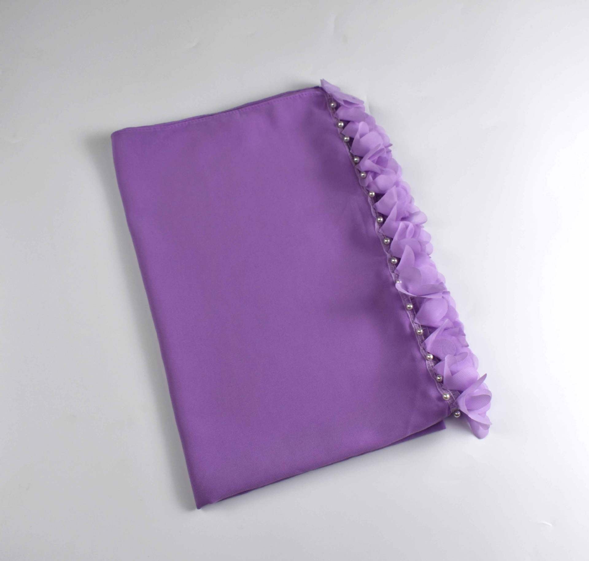 New pearl chiffon flower lace bead scarf  scarf Middle East headscarf, Malay hijab