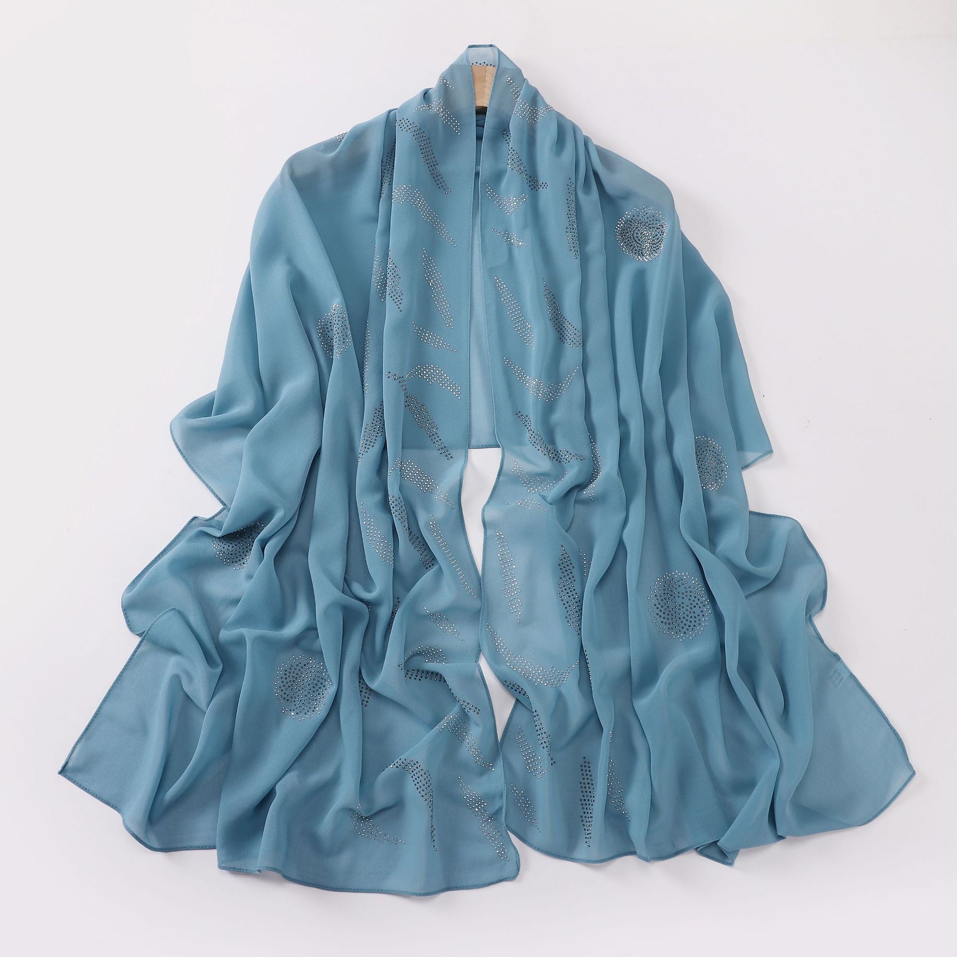 New pearl chiffon boutique hot diamond  scarf Middle East and Africa headscarf hijab