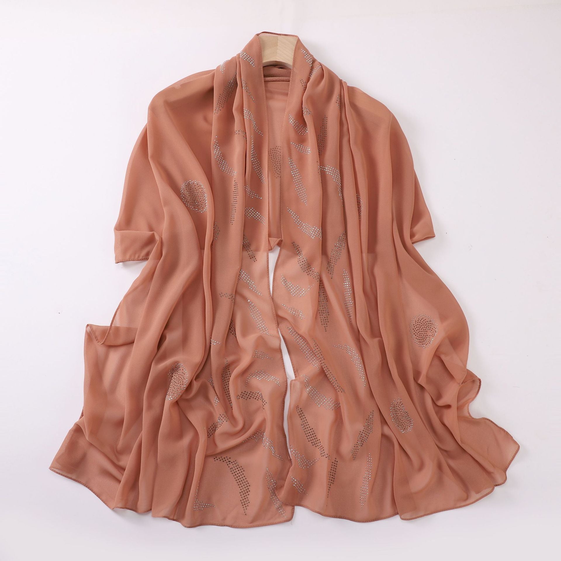 New pearl chiffon boutique hot diamond  scarf Middle East and Africa headscarf hijab