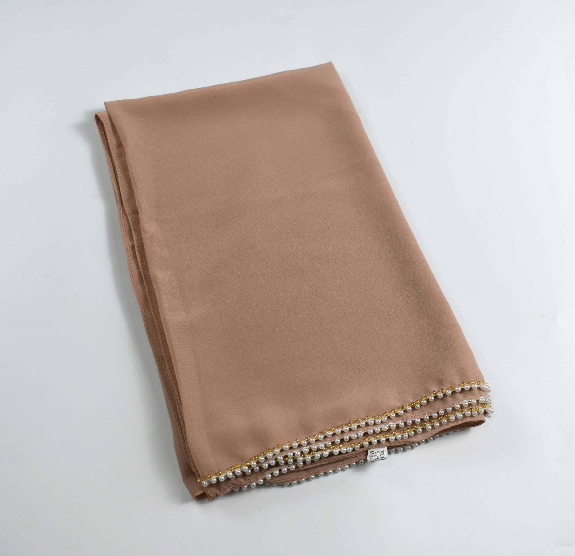New pearl chiffon beaded scarf Malaysia headscarf Middle East Africa hijab
