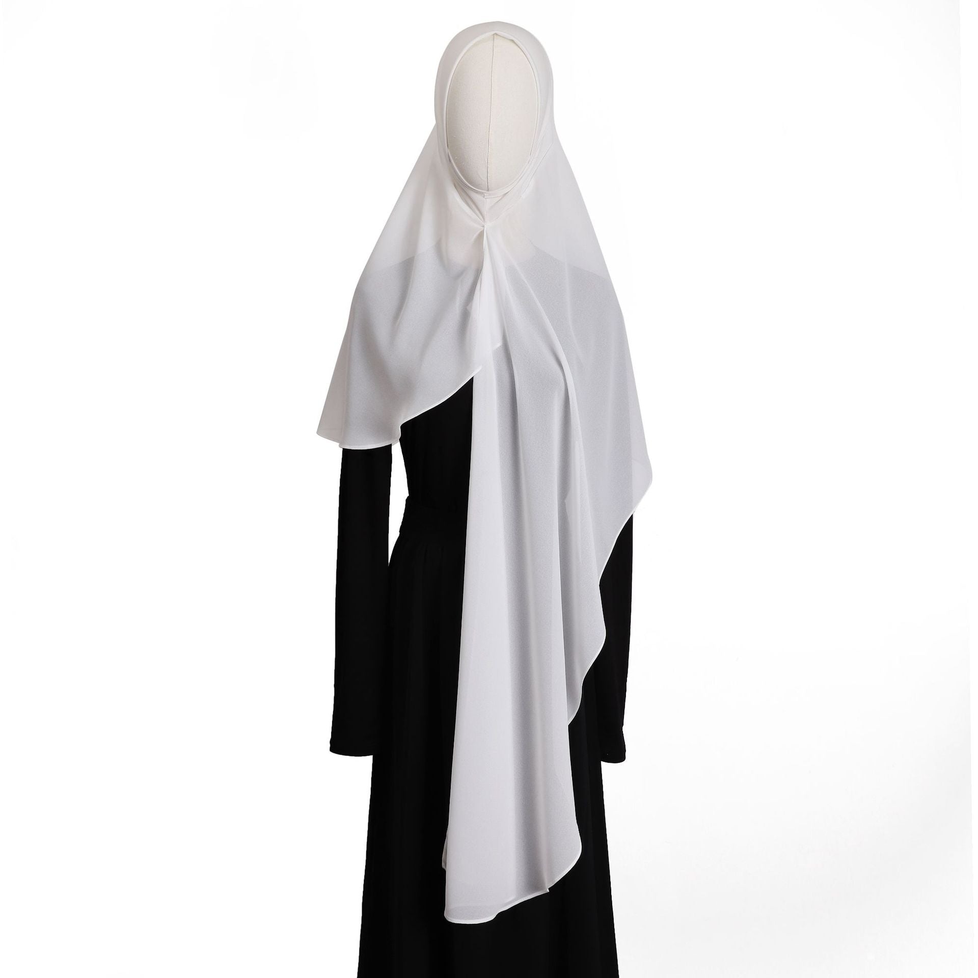 The same crystal hemp splicing chiffon wrap towel lazy headscarf yarn towel comfortable and breathable can be DIY by yourself