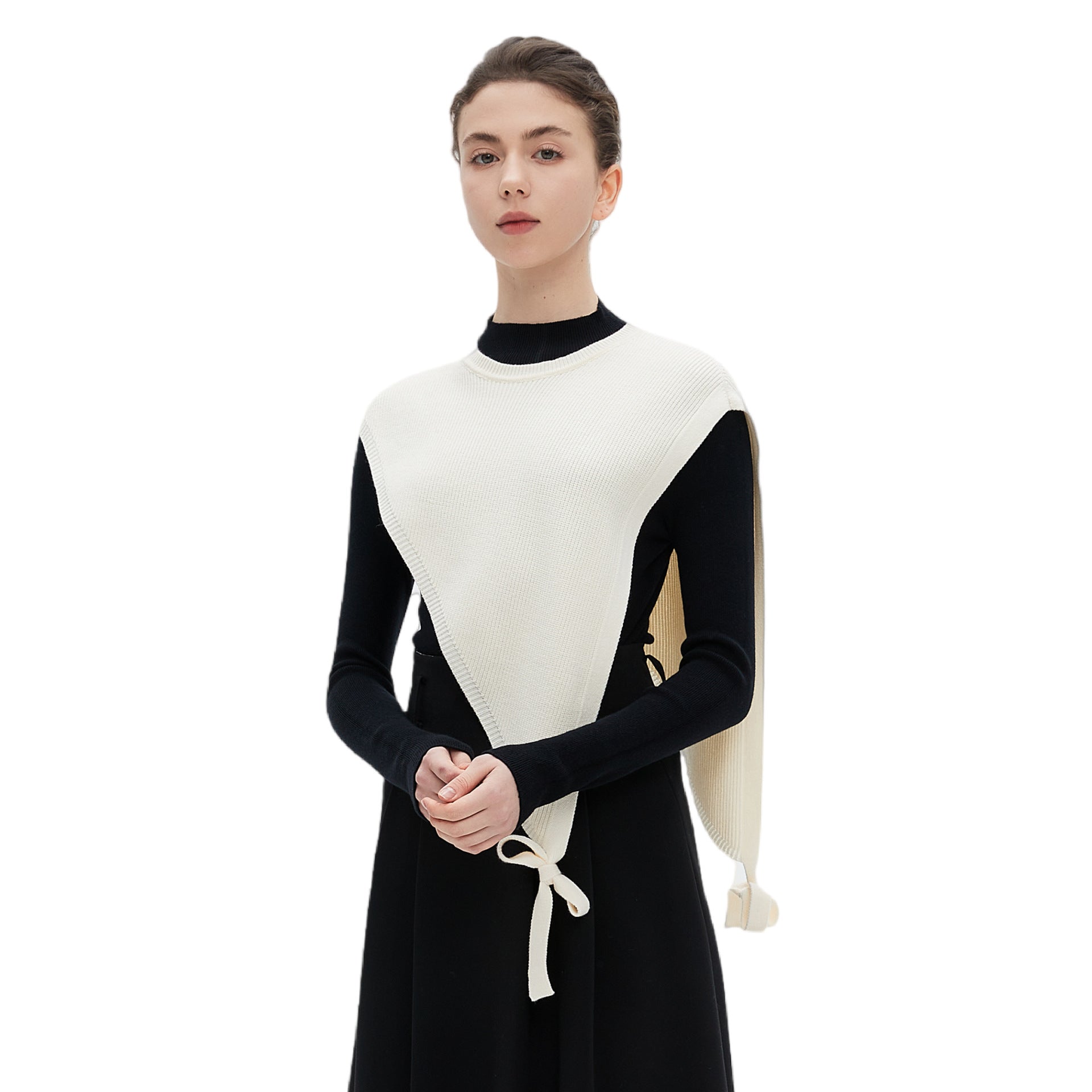 Mid-high Premium Spring, Summer and Autumn New Products Thin Outer Shirt Short Sleeve Triangle Knitted Shawl