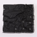 New four-leaf clover hot diamond organ edge pearl chiffon square scarf yarn scarf Middle East and Africa headscarf