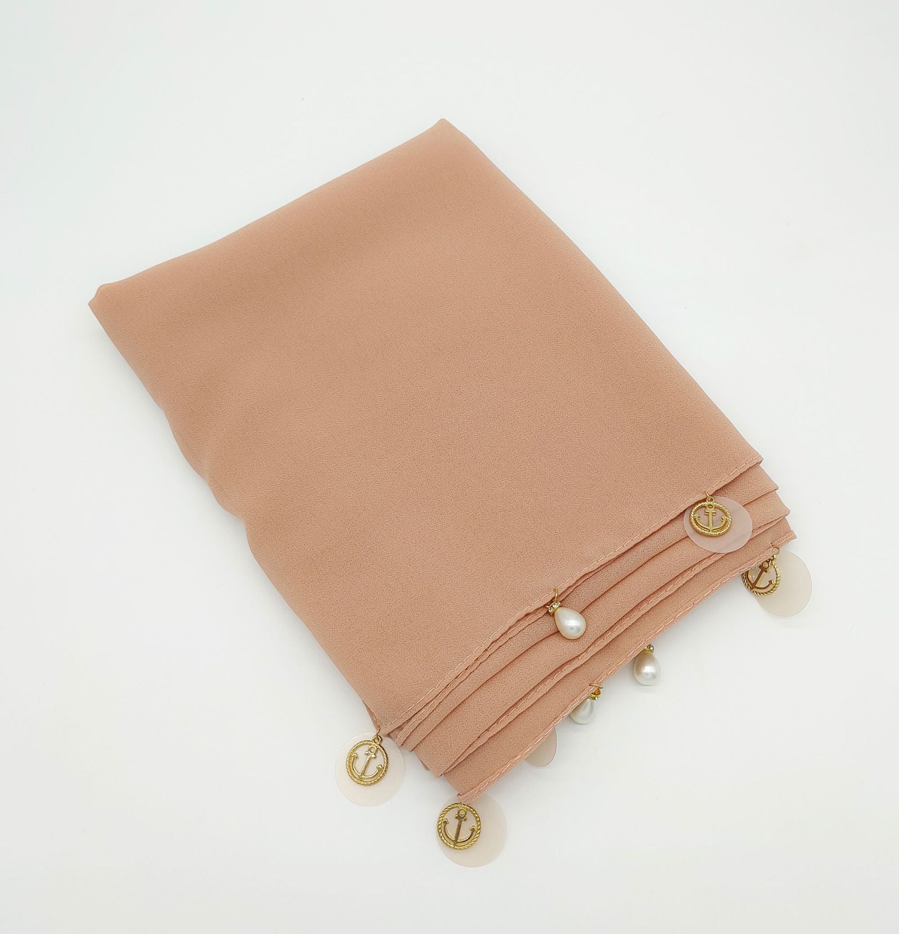 New pearl chiffon scarf women's hijab Malaysia  Bubble chiffon headscarf