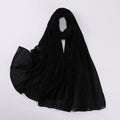 New pearl chiffon, long scarf, gypsy hot diamond, scarf, gauze, Middle Eastern headscarf, hijab in Indonesia.