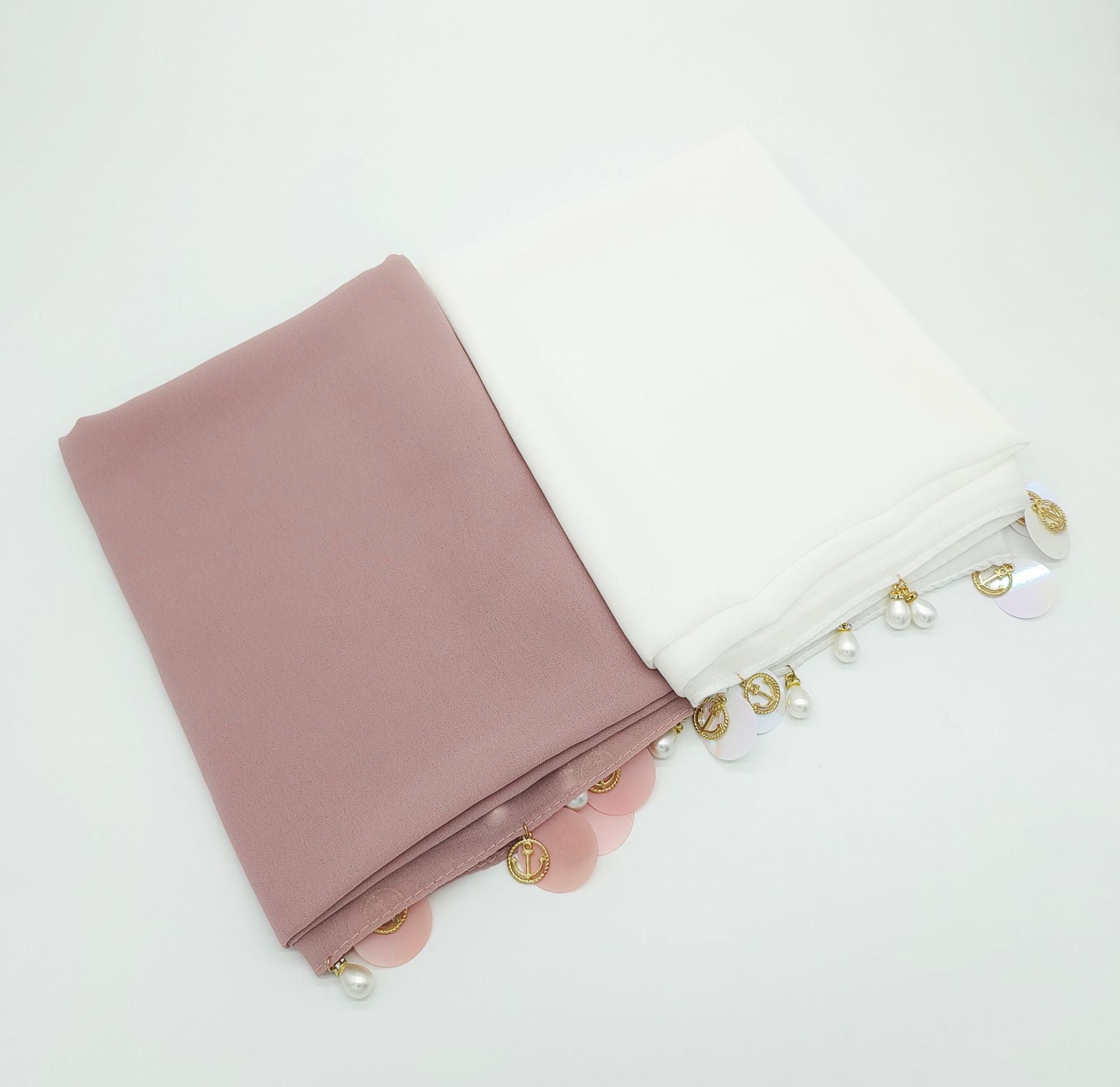 New pearl chiffon scarf women's hijab Malaysia  Bubble chiffon headscarf