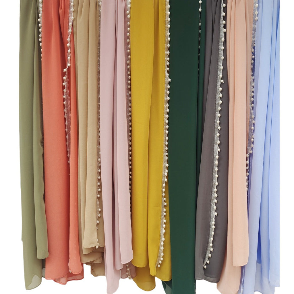 New pearl Chiffon 75D chiffon Dubai Malaysia Indonesia headscarf scarf hijab