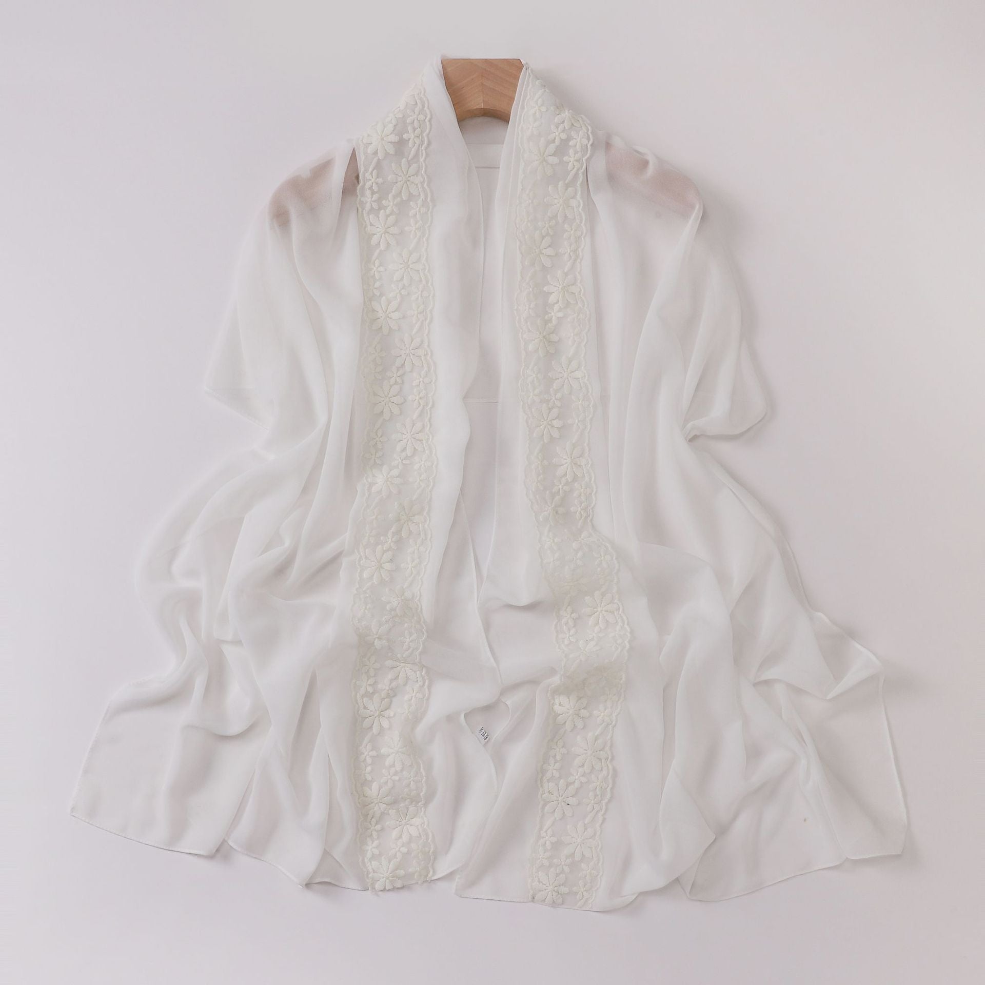 New lace pearl chiffon scarf,  scarf, Middle East, Africa, Malaysia, Indonesia headscarf