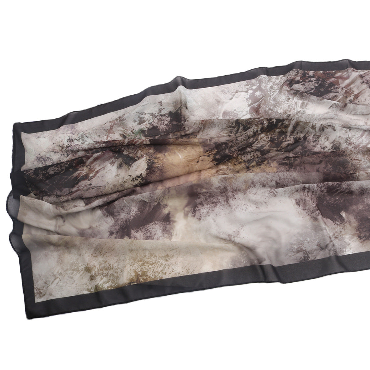 Malaysian Printed Chiffon Scarf Bohemian Fashion Simple Spring and Summer Sunscreen Scarf Shawl