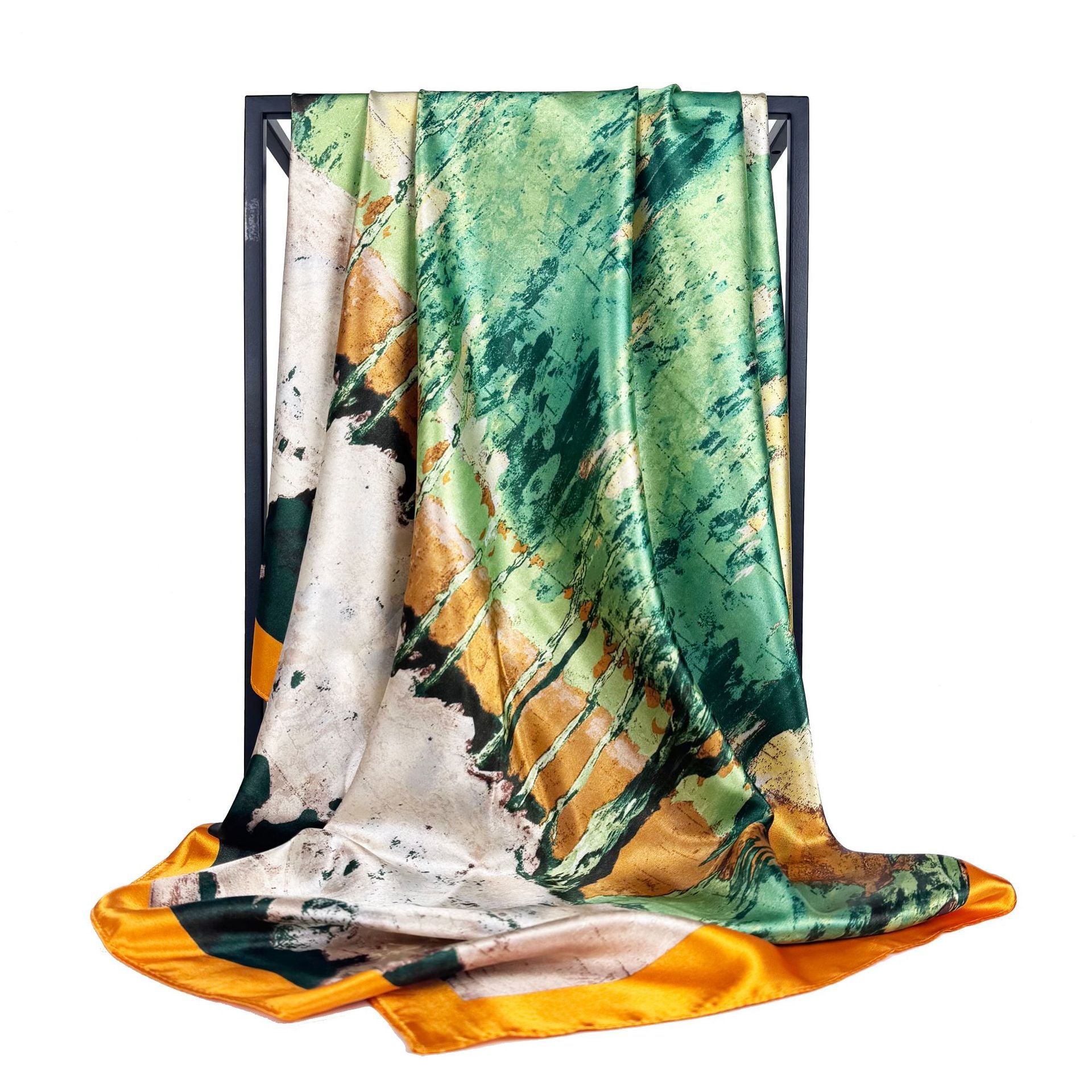 Fashion Versatile Ladies External Decorative Scarf Shawl, Indonesian Malay Ladies Bag Head Circle Square Scarf