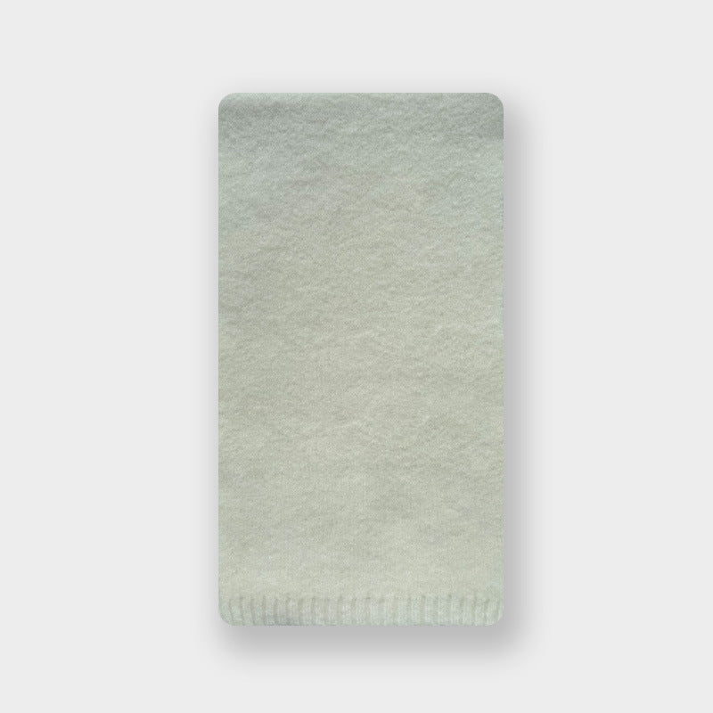 35% wool clip flower solid color knitted scarf women's winter Korean girl atmosphere soft wool scarf