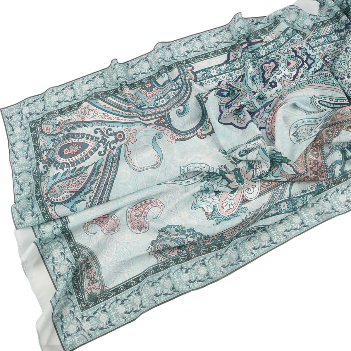 Malaysian Printed Chiffon Scarf Bohemian Fashion Simple Spring and Summer Sunscreen Scarf Shawl