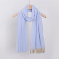 Pearl chiffon high quality diamond tassel long scarf yarn Middle East Africa headscarf hijab