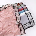 New pearl chiffon lace edge nail diamond square scarf headscarf Malaysian headscarf