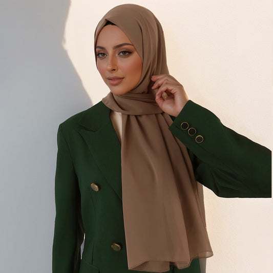 86 color pearl chiffon bubble headscarf, women's hijab scarf
