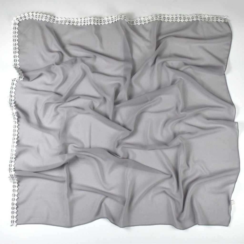 New pearl chiffon lace square scarf middle east headscarf malaysia headscarf hijab