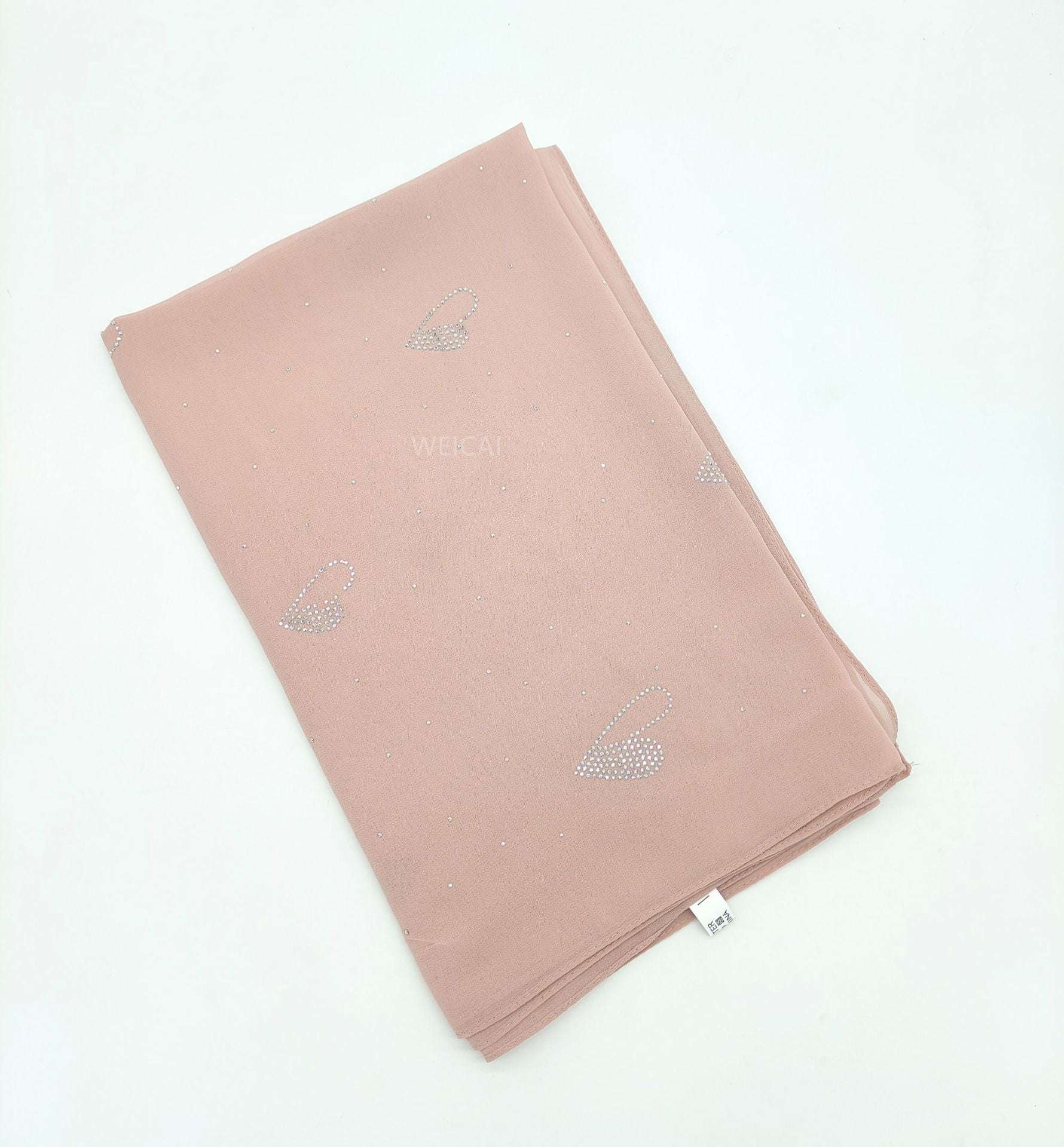 New solid color pearl chiffon scarf hot diamond scarf  scarf Middle East Malaysia headscarf