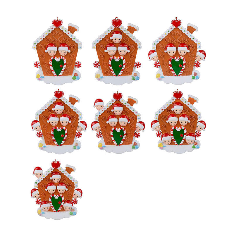 2025 Creative House Little Friend Smoke Tube Christmas DIY Resin Christmas Pendant Ornament Pendant