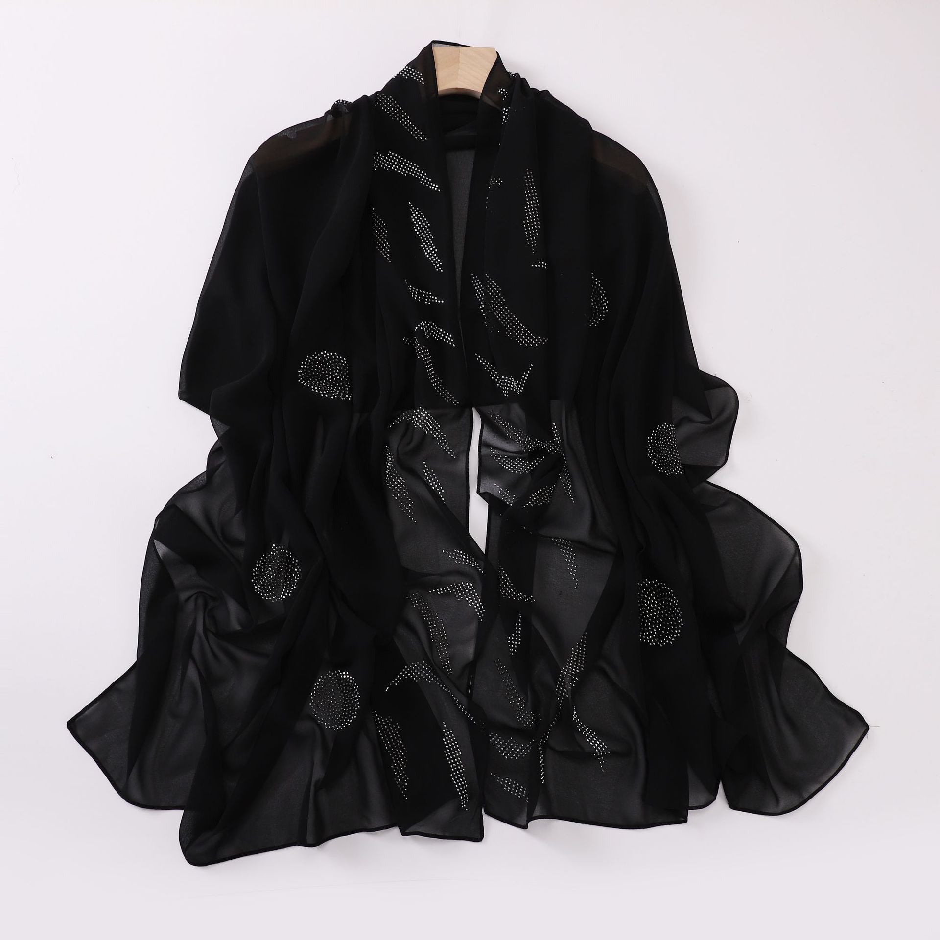 New pearl chiffon boutique hot diamond  scarf Middle East and Africa headscarf hijab