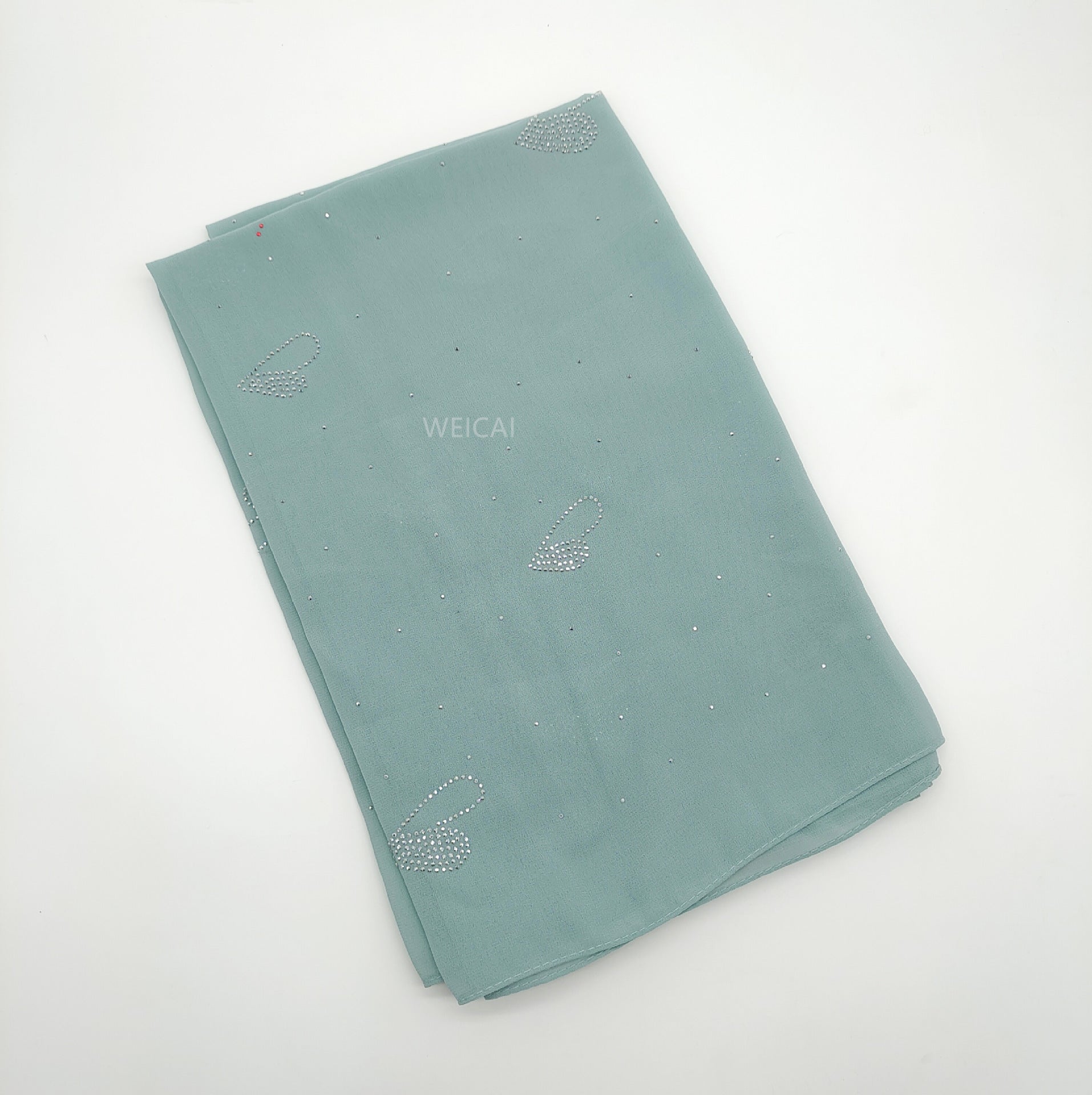 New solid color pearl chiffon scarf hot diamond scarf  scarf Middle East Malaysia headscarf