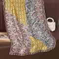 Literary, fresh and elegant, fragrant cloud cashew pattern, color matching, shawl, scarf, ethnic women's headscarf