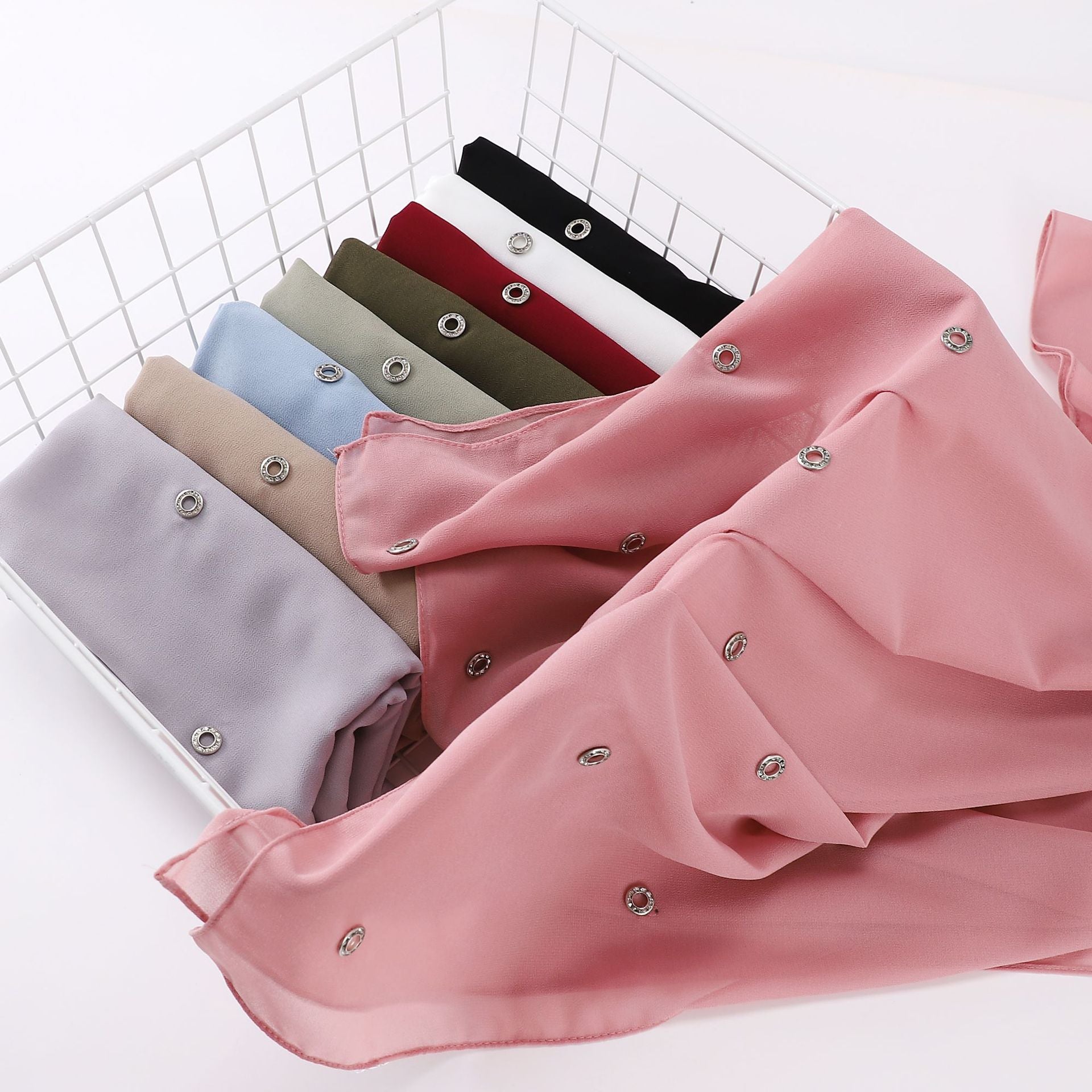 New pearl chiffon single head diamond scarf Middle East and Africa headscarf hijab