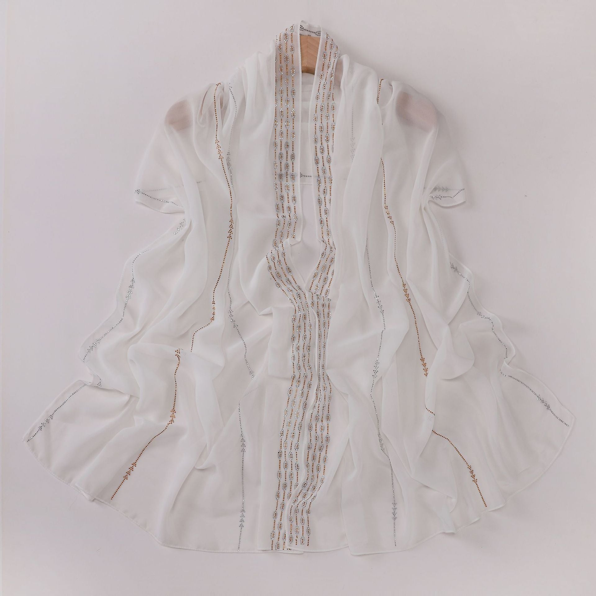 New Pearl Chiffon Boutique Hot Diamond Long Towel Middle East Africa Head Towel South East Asia Head Towel