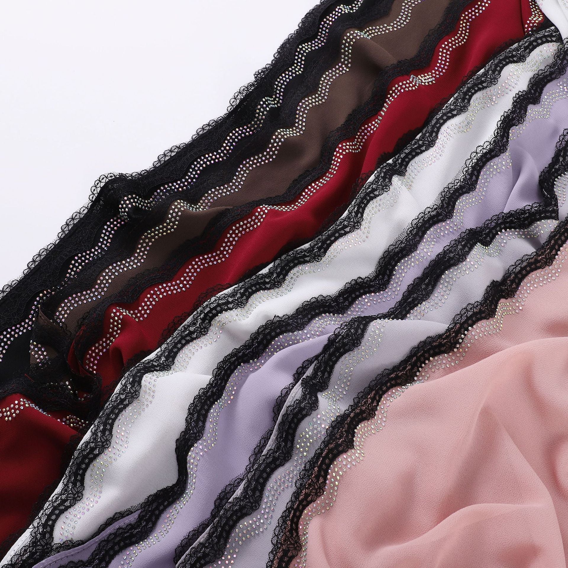 New Chiffon Eyelash Lace Hot Diamond Scarf  Middle East and Africa Headscarf