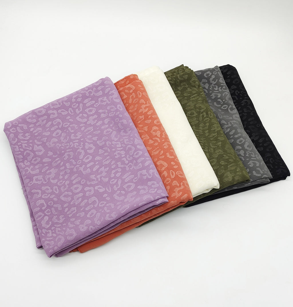 Embossed printing, pearl chiffon, cross-woven cotton, long scarf, square scarf, triangular scarf,  scarf, headscarf customization