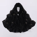 New pearl chiffon long towel boutique hot diamond yarn Middle East and Africa headscarf hijab