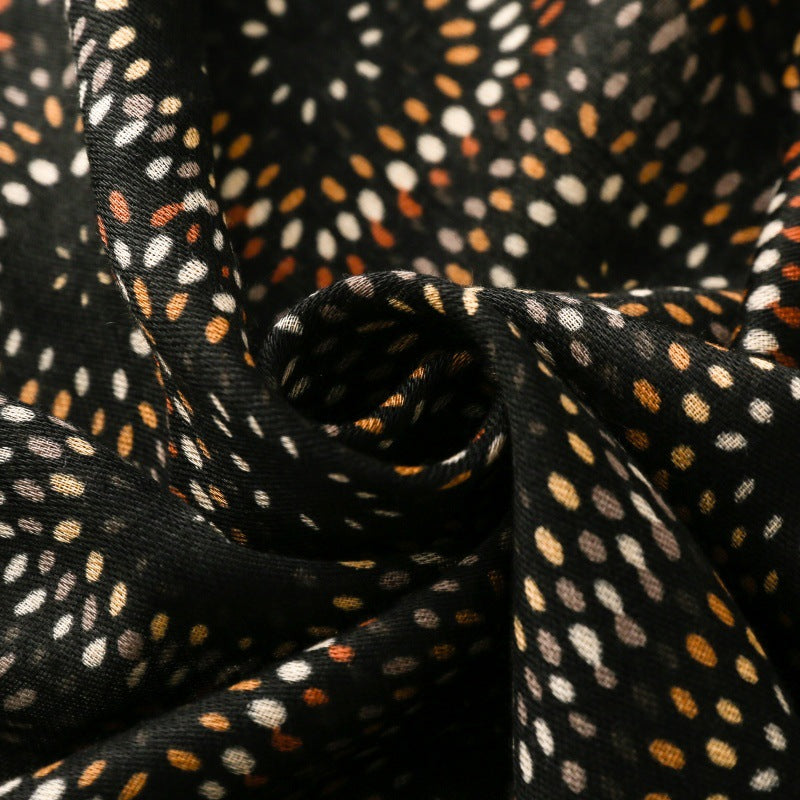 Retro ethnic style cotton and linen feel scarf fireworks kaleidoscope geometric silk scarf thick shawl women