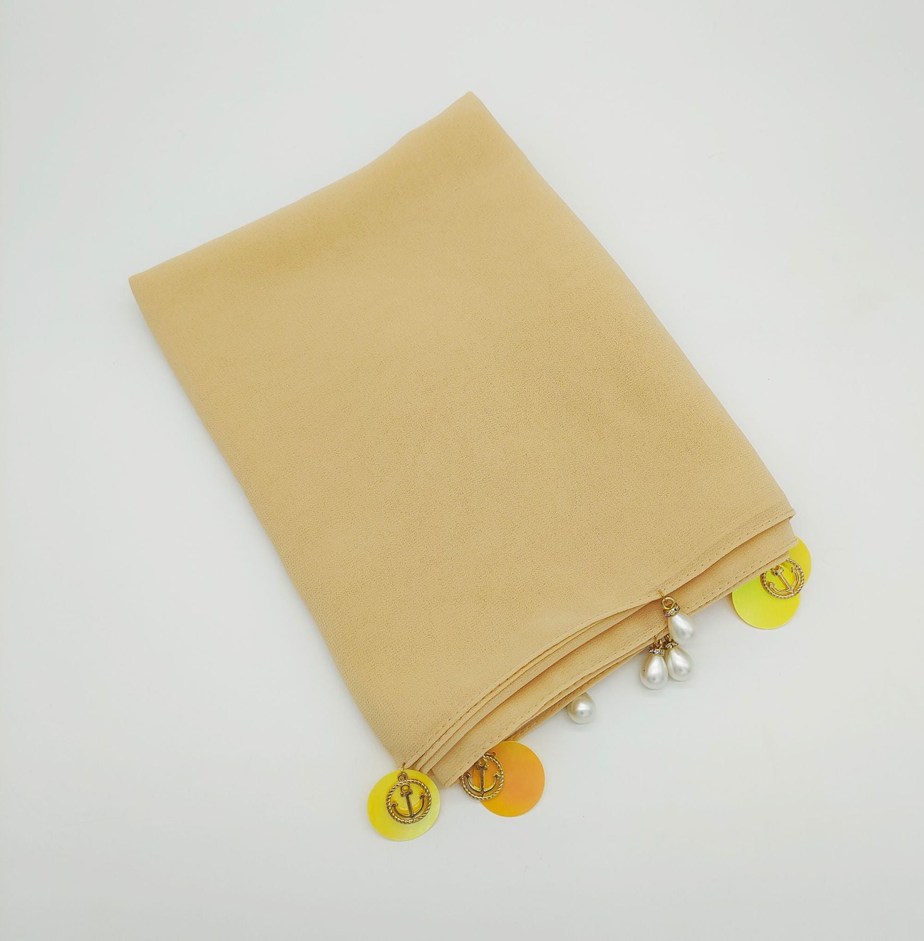 New pearl chiffon scarf women's hijab Malaysia  Bubble chiffon headscarf