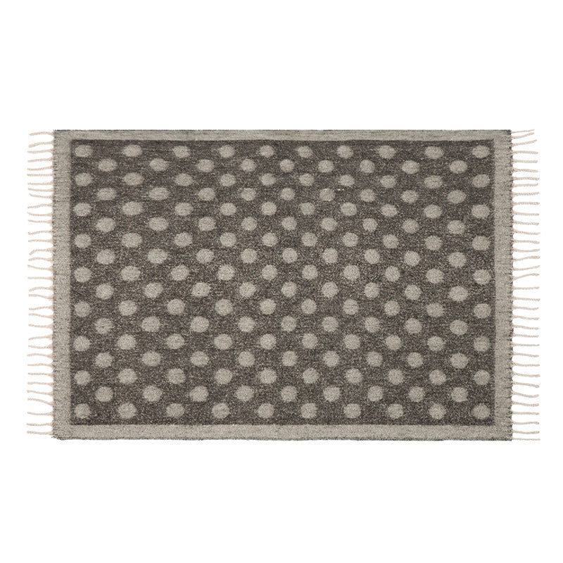 Blanket new European and American autumn and winter imitation mohair thickened circle large shawl jacquard blanket