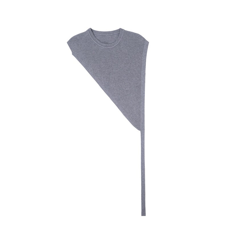 Mid-high Premium Spring, Summer and Autumn New Products Thin Outer Shirt Short Sleeve Triangle Knitted Shawl